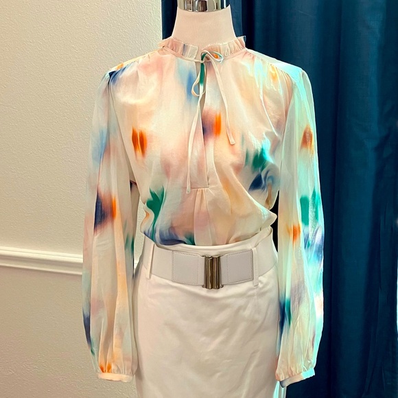 Joie Cotton Long Sleeve Blouse - Picture 2 of 15